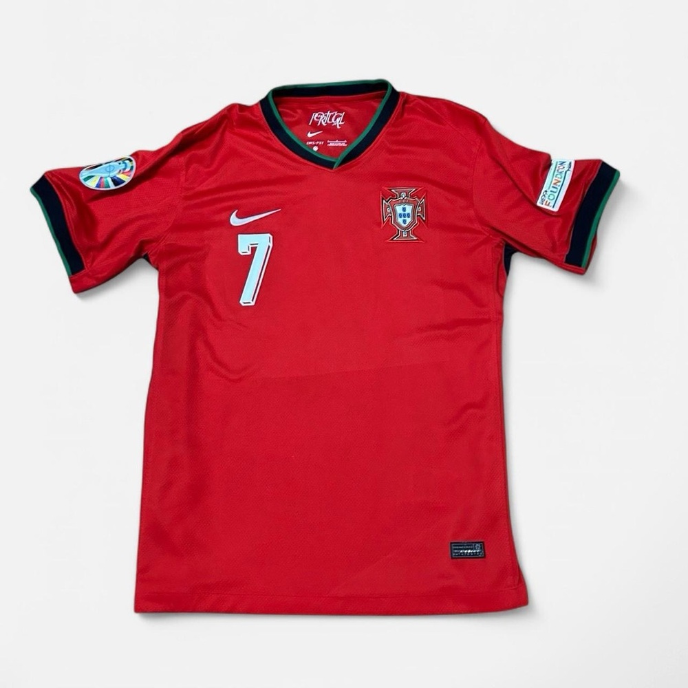 Ronaldo 7 Portugal Red Home 2024/25 Euro Nike Jersey
